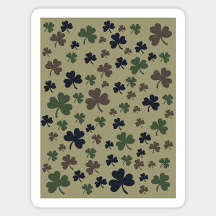 Camouflage clover Sticker